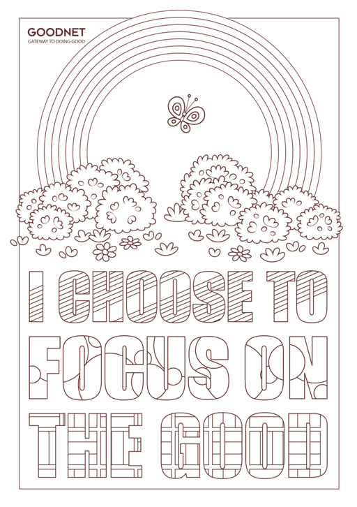 I choose to focus on the good