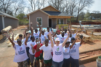 Building a home for the needy in Georgia, USA (Good Deeds Day)