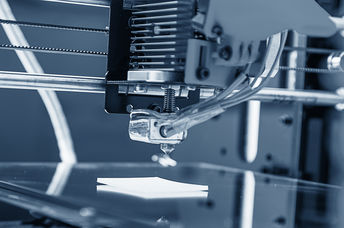 Electronic three dimensional plastic printer during work , 3D printer