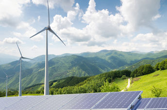 Electricity produced from solar and wind is now either the same price or cheaper than fossil fuel in more than 30 countries. (Shutterstock)