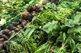 Produce in supermarket