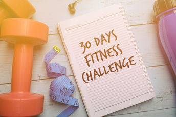 Notebook with the words 