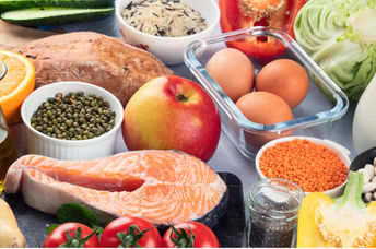 Healthy Mediterranean food.