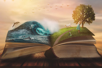 A book that grows into a tree.