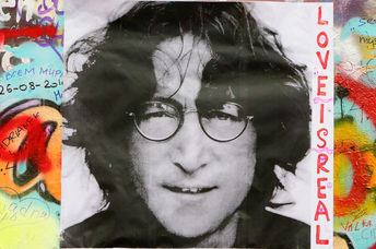 John Lennon's wall in Prague.