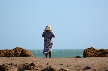 The Guajira Peninsula is surrounded by saltwater that can be used to produce light.