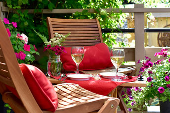 Creating a vacation feel on your balcony