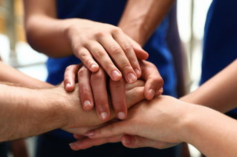 A group of volunteers.