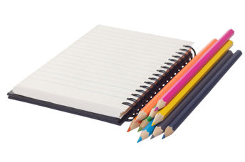 Pencils and sketch pad.