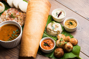 Healthy Indian breakfast.