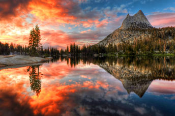 Cathedral Lake Yosemite National Park, California