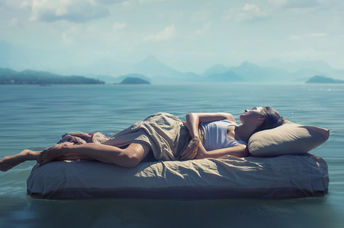 Sleeping soundly in the heat