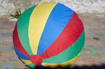 A large beach ball.