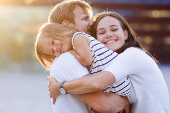 Portrait of a united family
