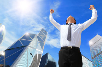 Successful businessman.