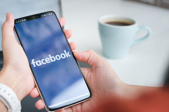 Facebook social contents.