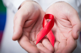 Aids ribbon.