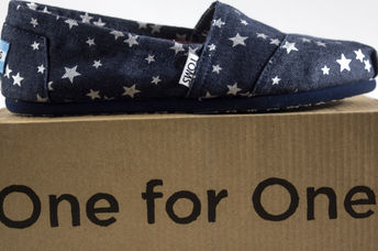 Tom's Shoes one for one model.