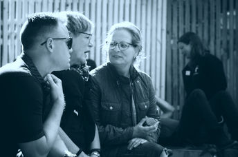 Human Library open books in conversation with readers