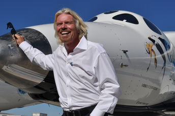 Richard Branson spaceman.