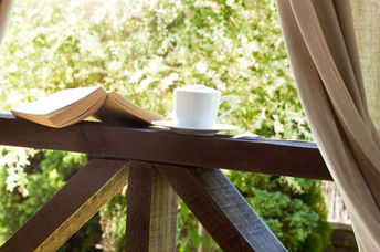 Relaxing on the weekend.