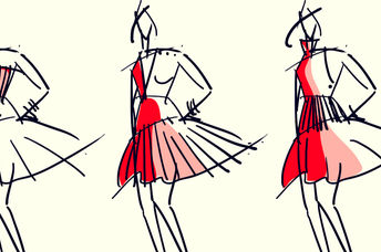 Fashion models on a more diverse runway.