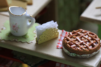 Kitchen miniatures are very popular.