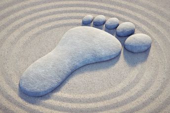 Give yourself a healing foot massage using reflexology charts.