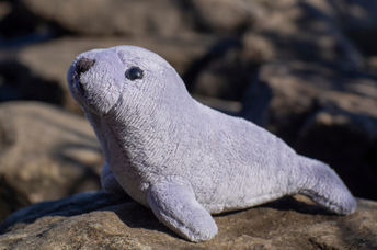 Furry stuffed aninal.