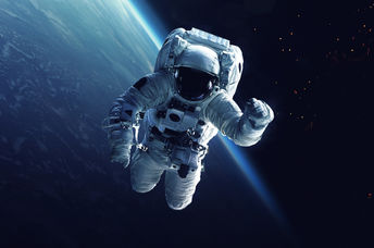 Astronaut in space.