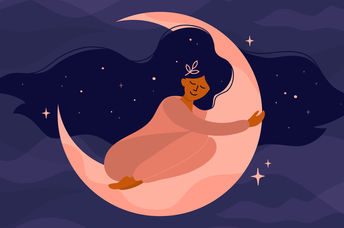 Sleeping like a baby.