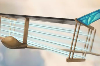 Artist's rendition of  MIT's test  aircraft doesn't need moving parts.