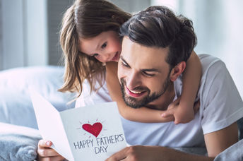 Homemade Father's Day card.