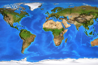 NASA satellite image of the planet.