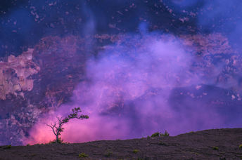 Mauna Loa's Caldera volcano in Hawaii.
