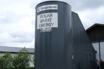 This unusual tower is actually a sand battery.