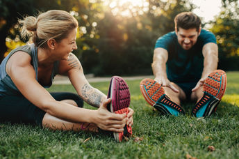 Run in the early morning to beat the heat.