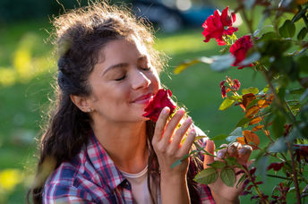 Smelling nature can be calming and good for your wellbeing.