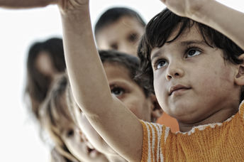 Close-up of a little boy.