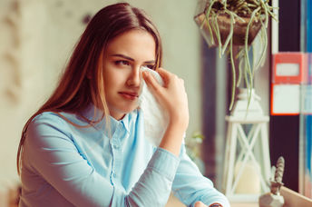 People can cry when they are happy or sad.