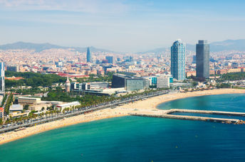 A view of Barcelona.
