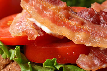 Vegan bacon made from seaweed looks and tastes real.