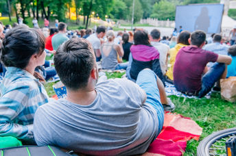 Cinema in the park.