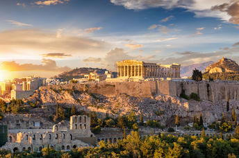 Acropolis in Greece.