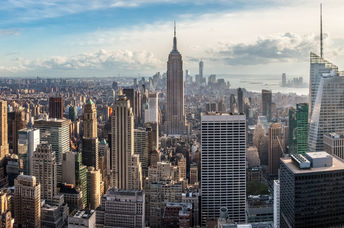A view of New York City.