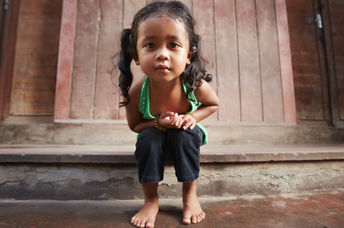 Portrait of a little girl.