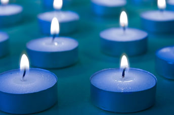 Close-up of candles.