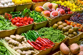 Fruits and Vegetables.