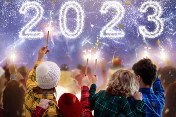 Celebrating the New Year.