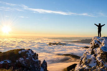 Celebrating success.